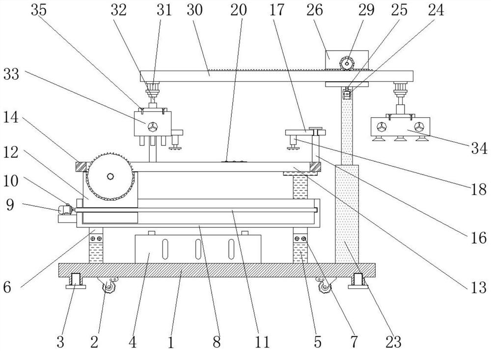 Light wall cutting and waste collecting mechanism