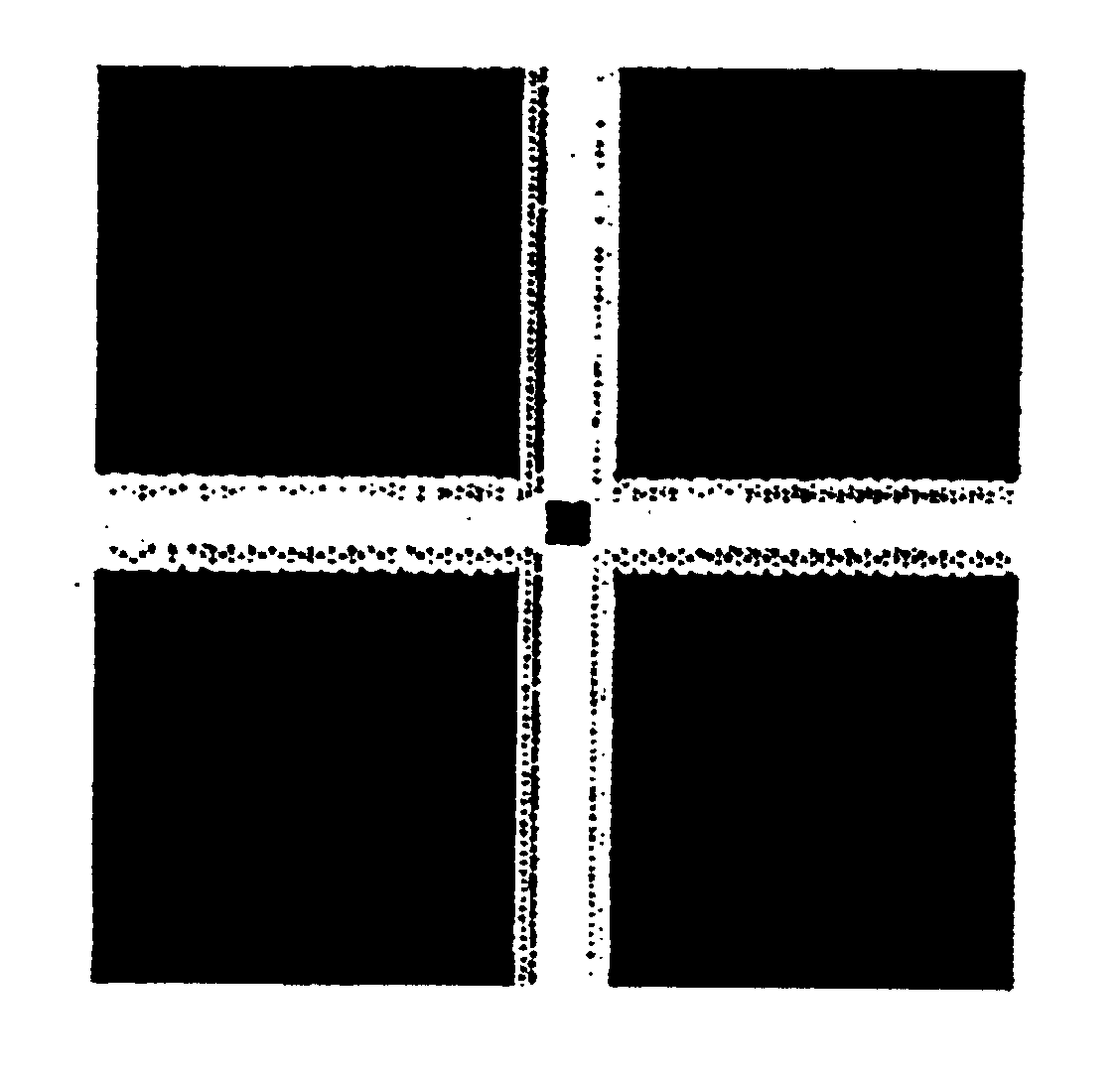 Image processing system and method for removing or compensating for diffraction spots