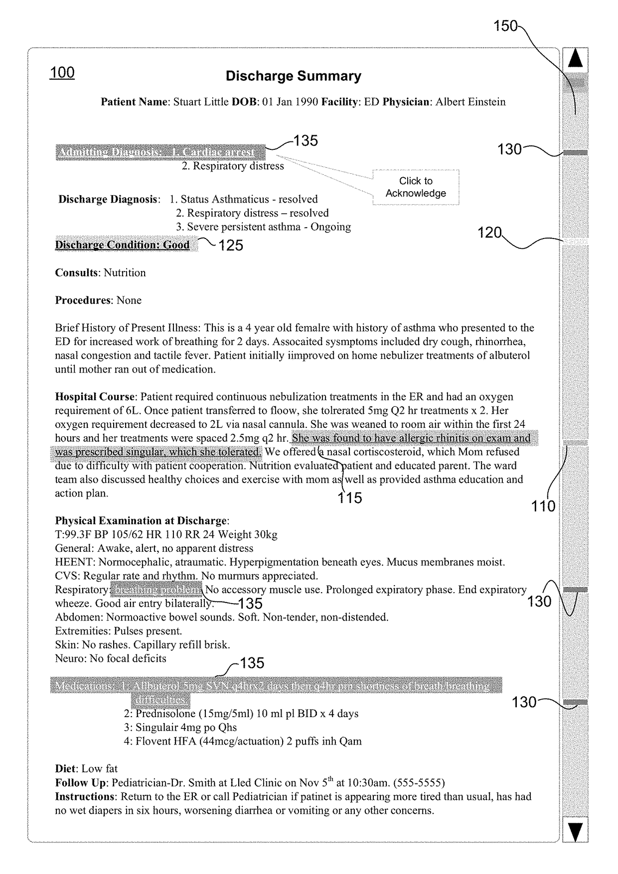 Responsive clinical report viewer