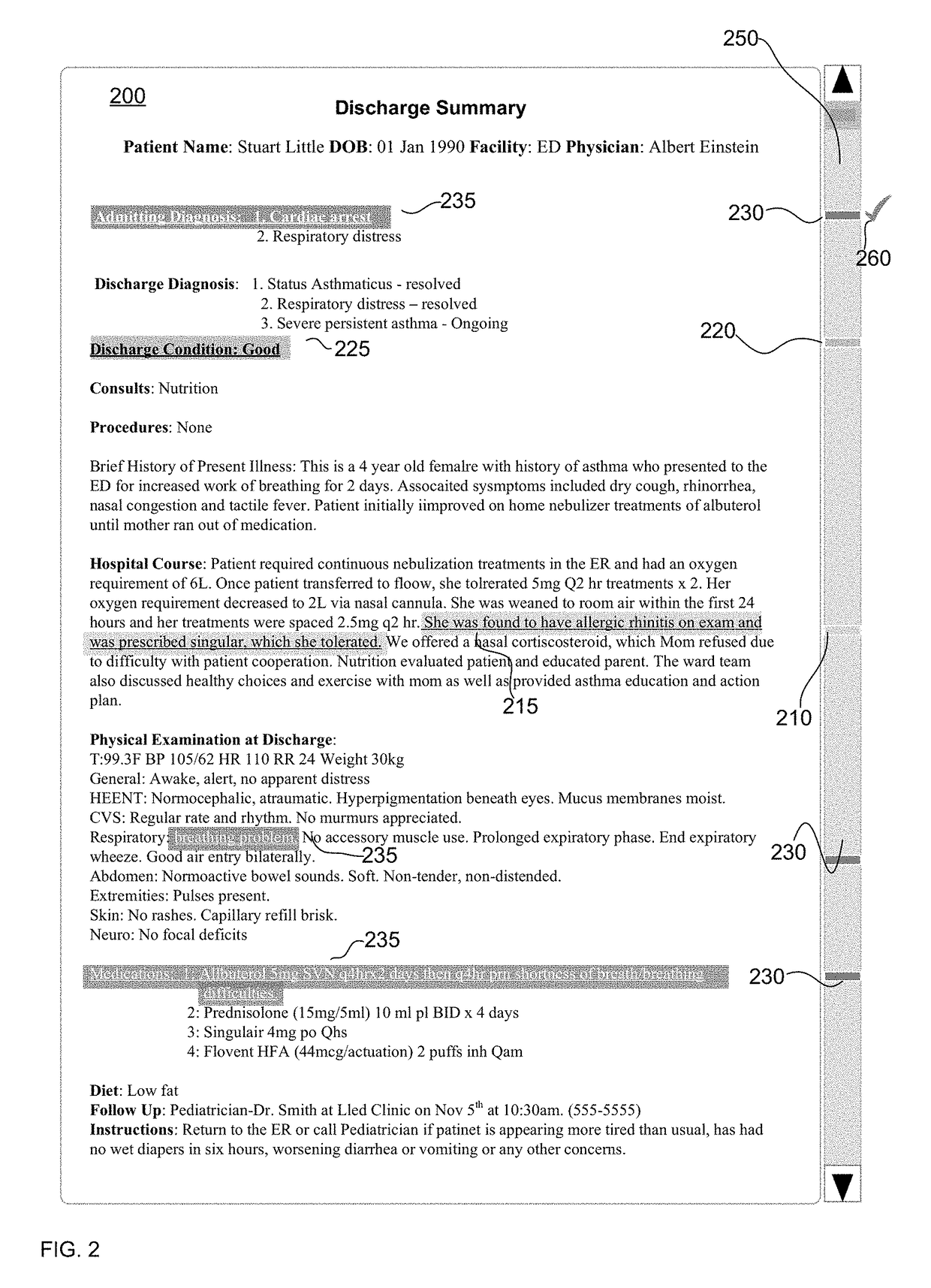 Responsive clinical report viewer