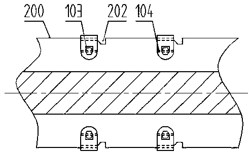 Mounting and clamping mechanism for dynamic bus stop rail