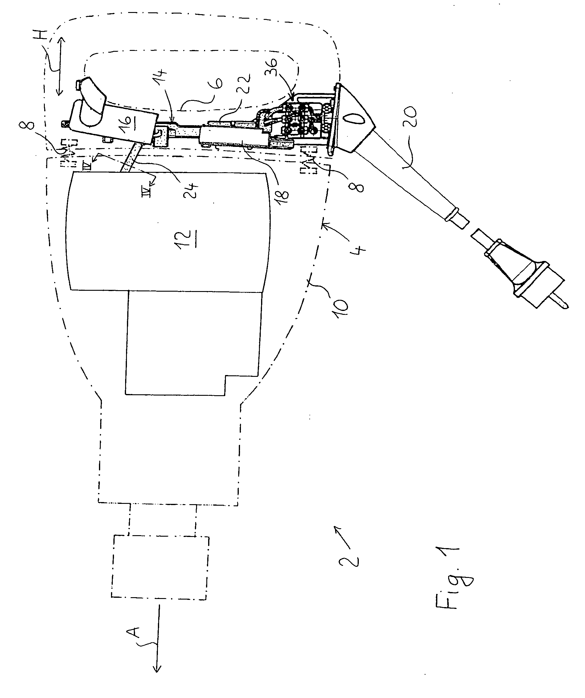 Hand-held power tool with foamed cabling