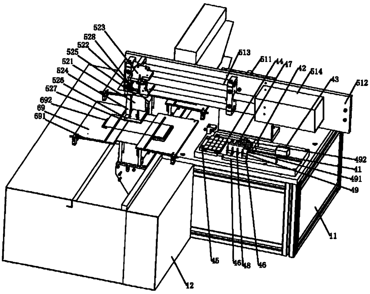 Automatic packaging machine for diamond tool bit