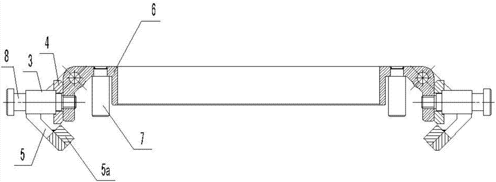 Differential case turnover auxiliary tool