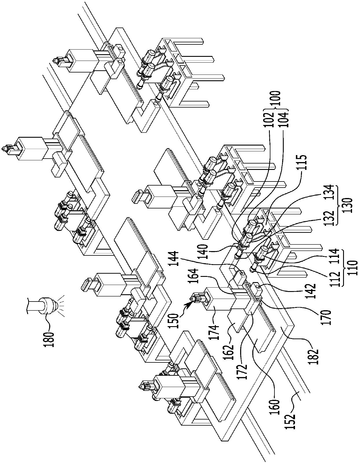 Vehicle body transfer system using transfer unit