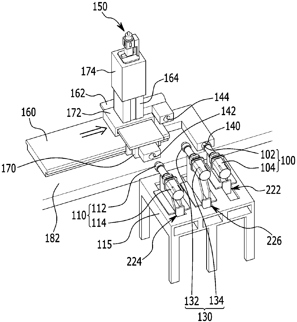 Vehicle body transfer system using transfer unit