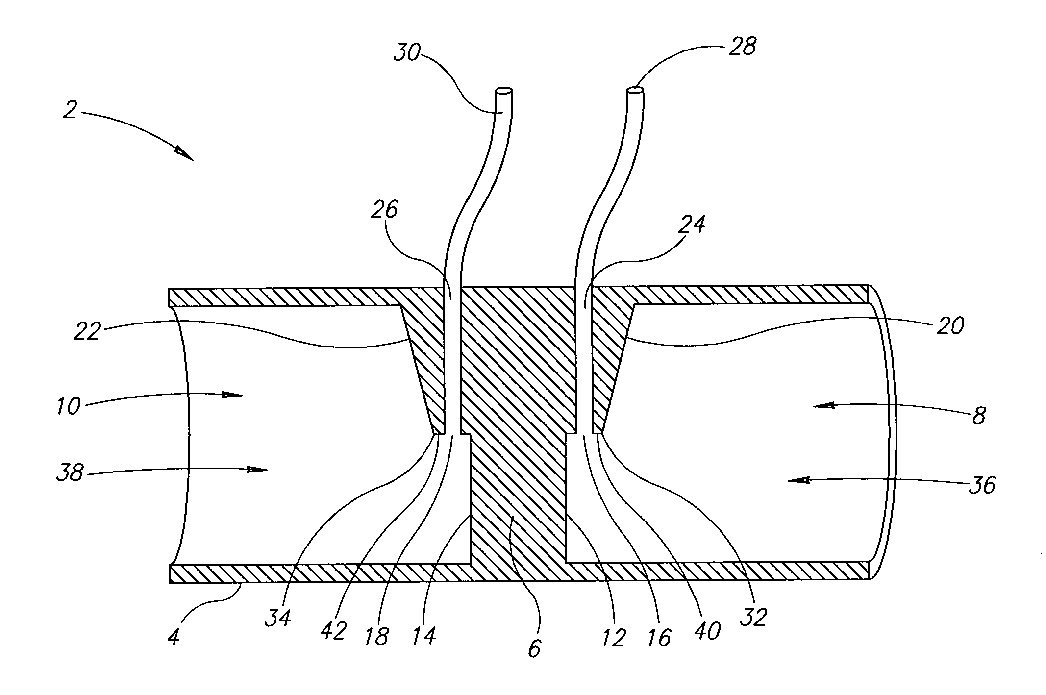 Respiratory flow sensor