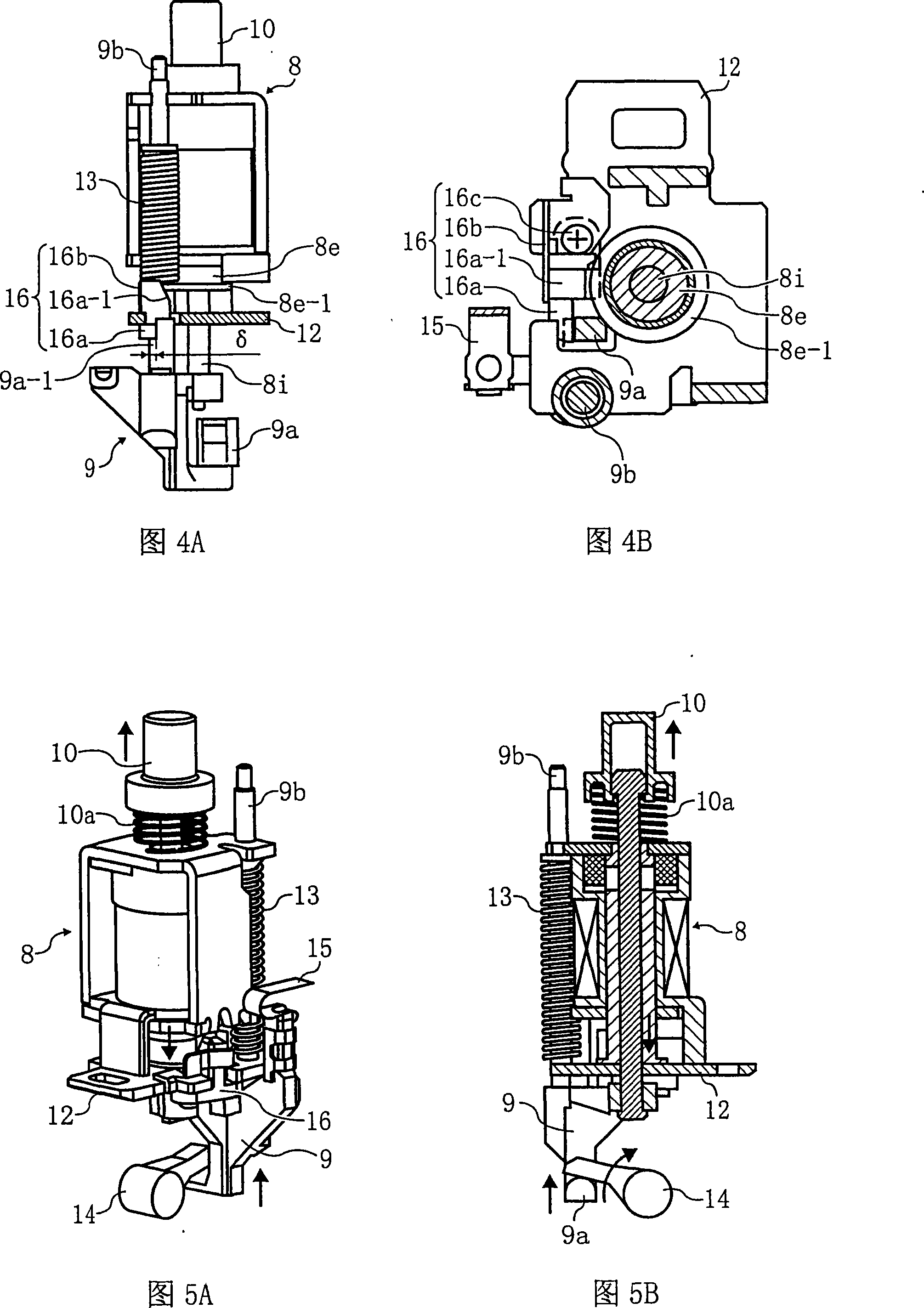 Leakage disengaging deivce of earth leakage breaker