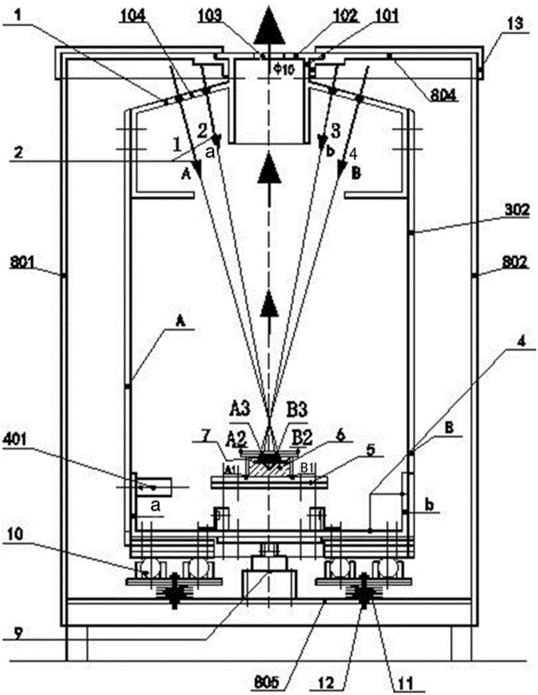 Diamond color demonstration instrument