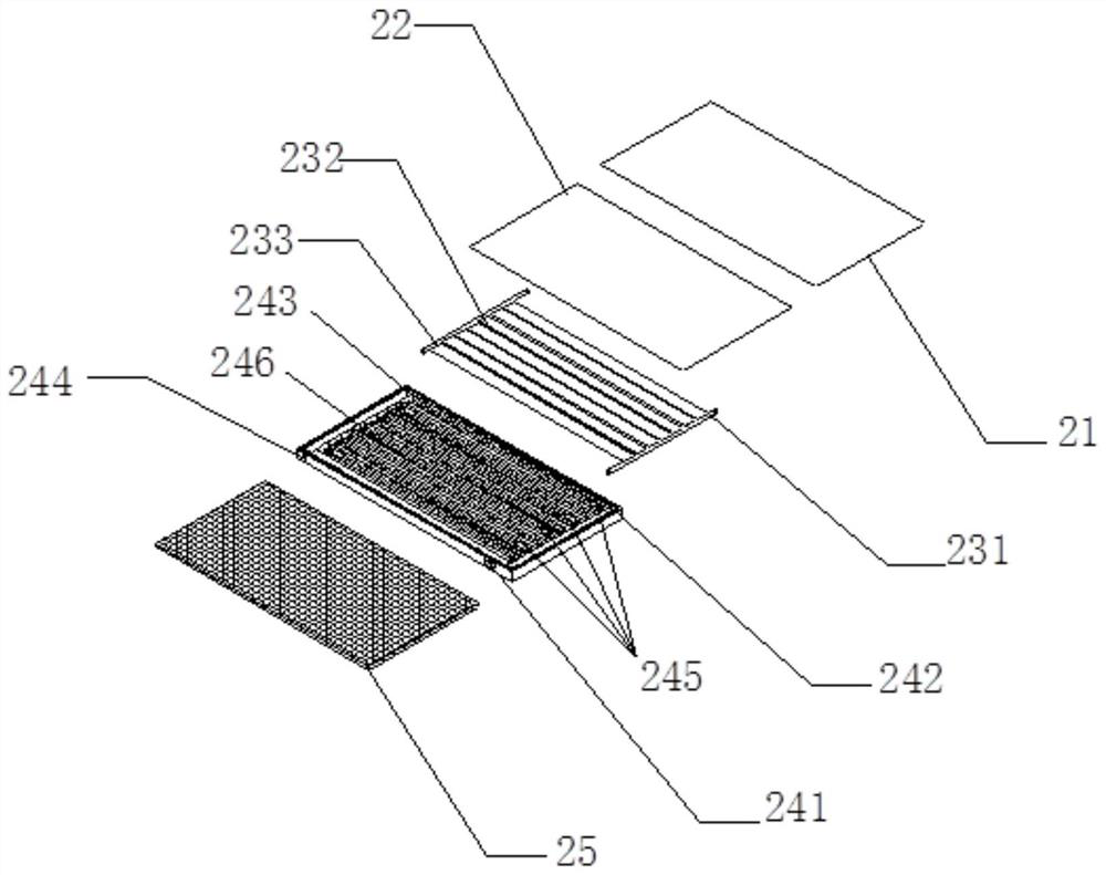 A combined heating system of heat-collecting heat-storage wall and air-water heat collector