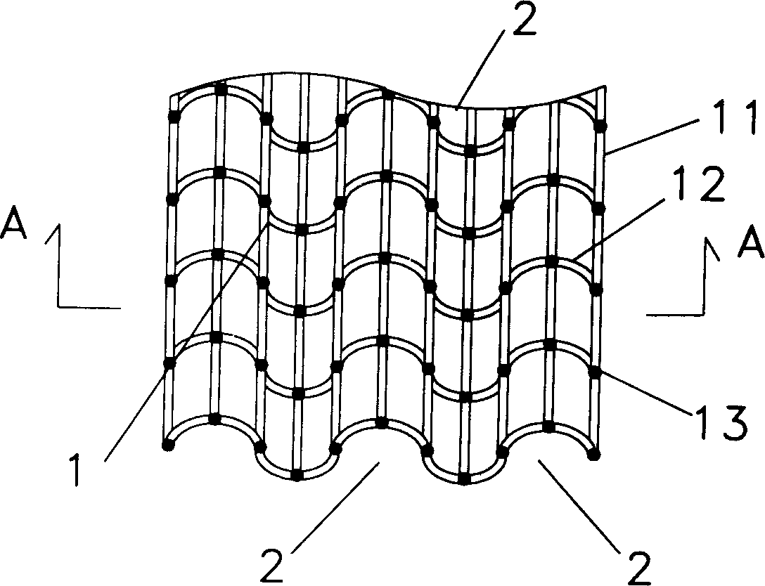 Water permeable coreboard