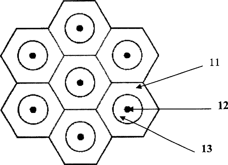 System and method of hybrid wireless communication in use for discontinuous frequency range