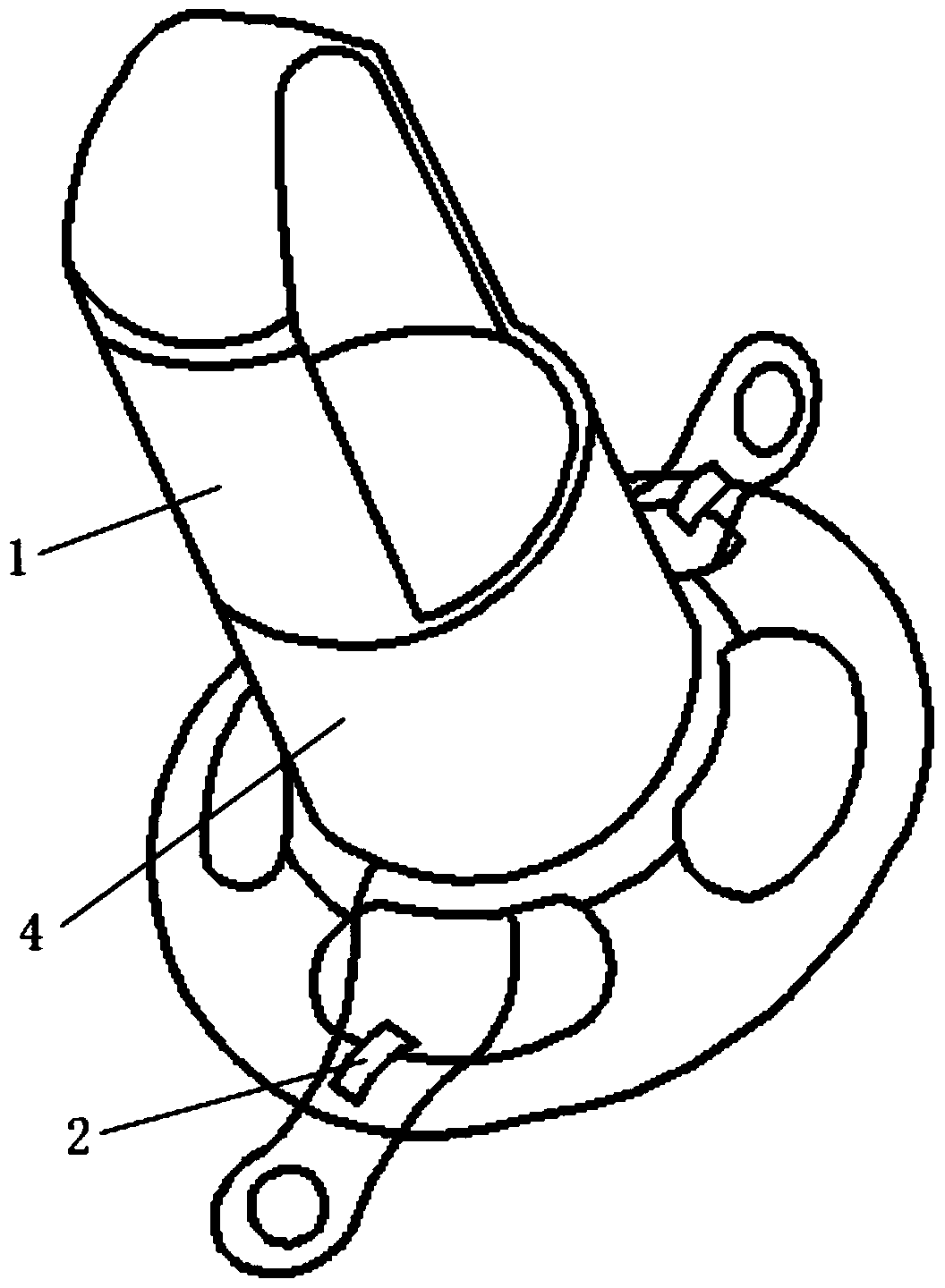 An auxiliary device for circumcision of suprahemorrhoids