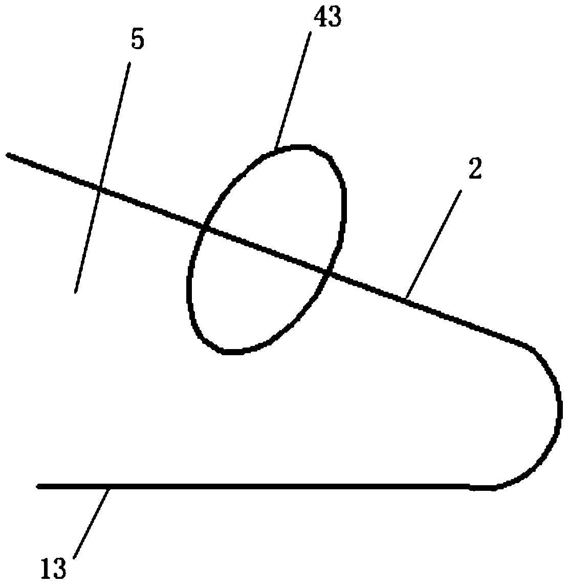 An auxiliary device for circumcision of suprahemorrhoids