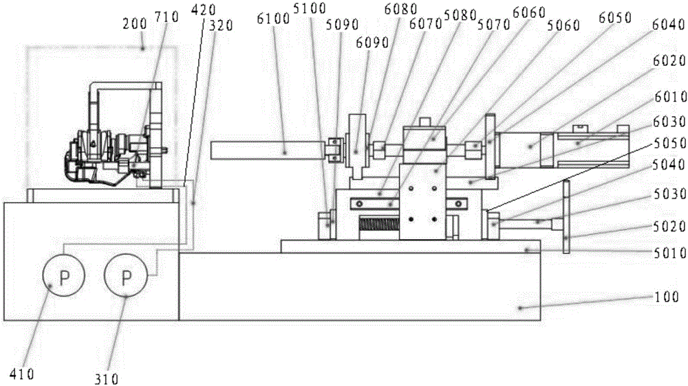 Service life test device and method of ball screw for parking clamp