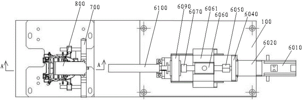 Service life test device and method of ball screw for parking clamp