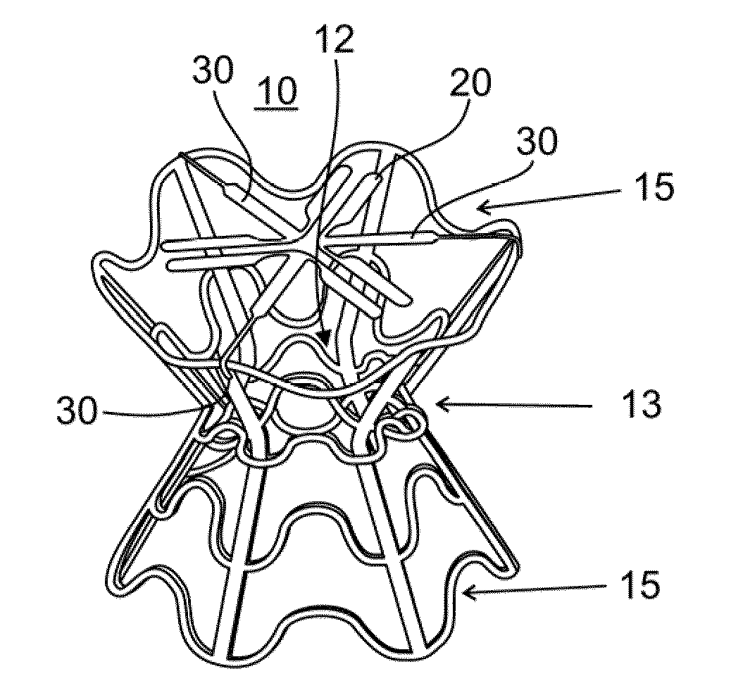 Device and method for regulating pressure in a heart chamber