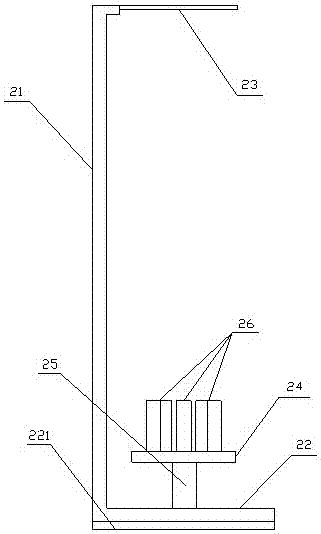 Transformer substation ground wire containing tool and containing method thereof