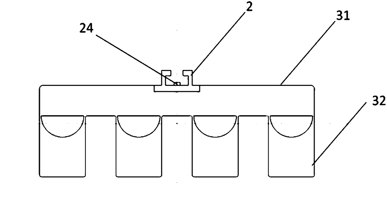 An anode guide rod assembly and manufacturing method thereof