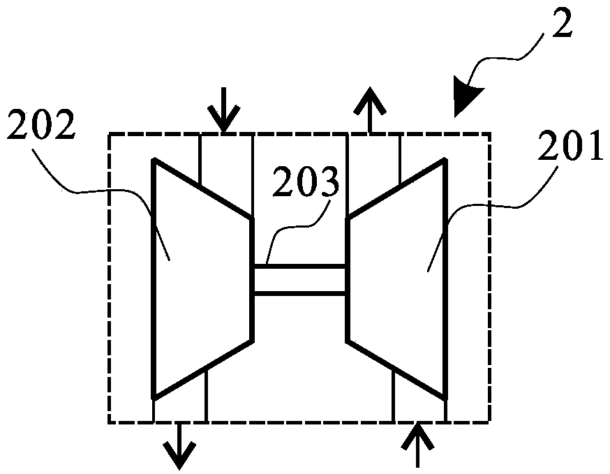 Open-type heat pump water heating device based on air circulation