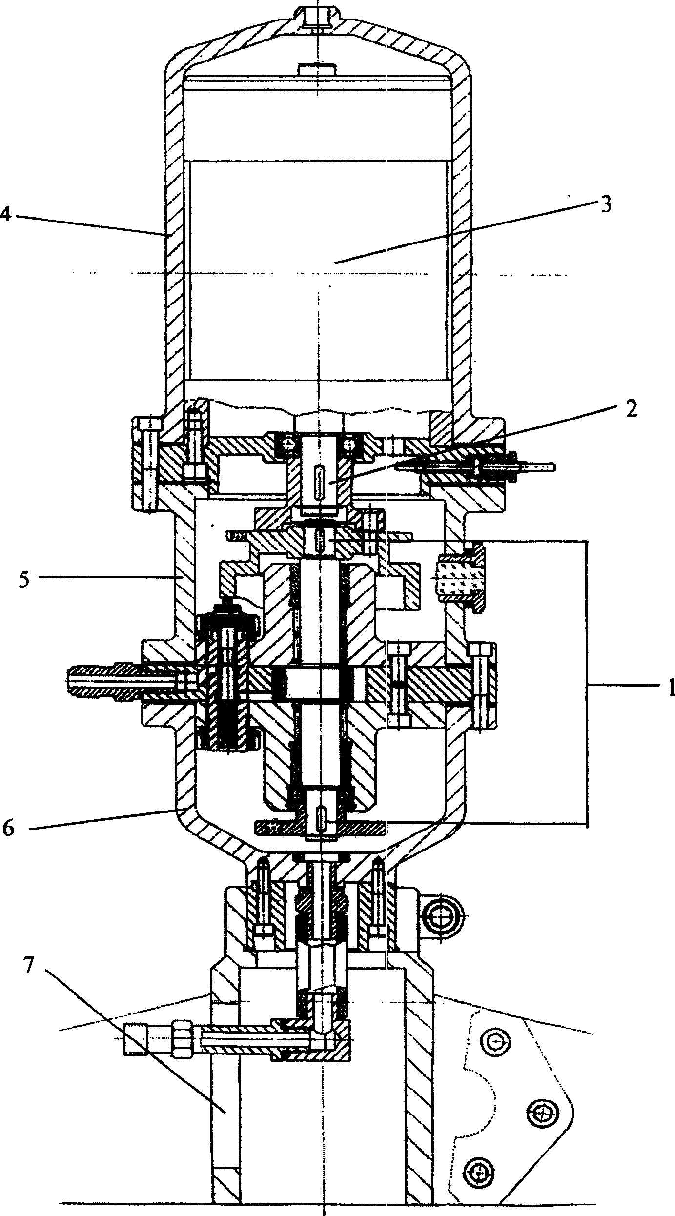 Carbon dioxide transcrisis refrigeration circulation rolling rotor energy recovery device