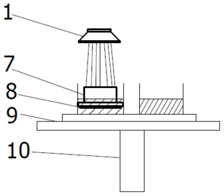 Composite multi-material energy field constraint part additive manufacturing device based on surface exposure and composite multi-material energy field constraint part additive manufacturing method