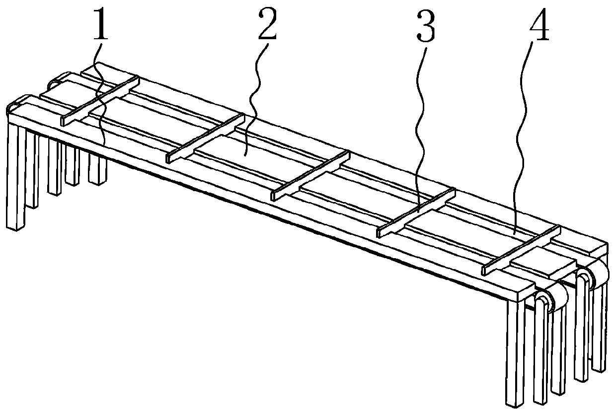 Food processing and packaging conveying device