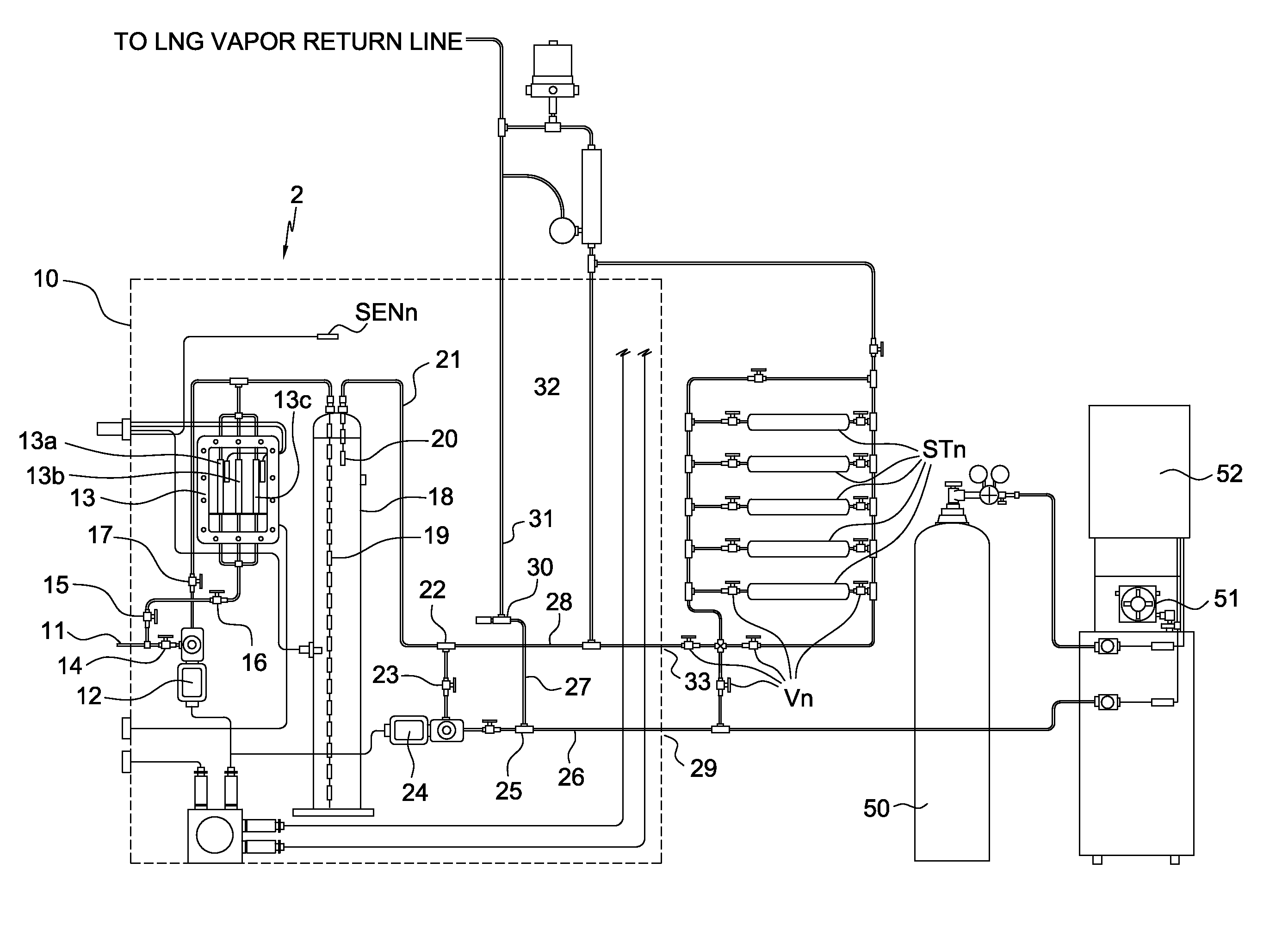 Liquid Gas Vaporization and Measurement System and Method