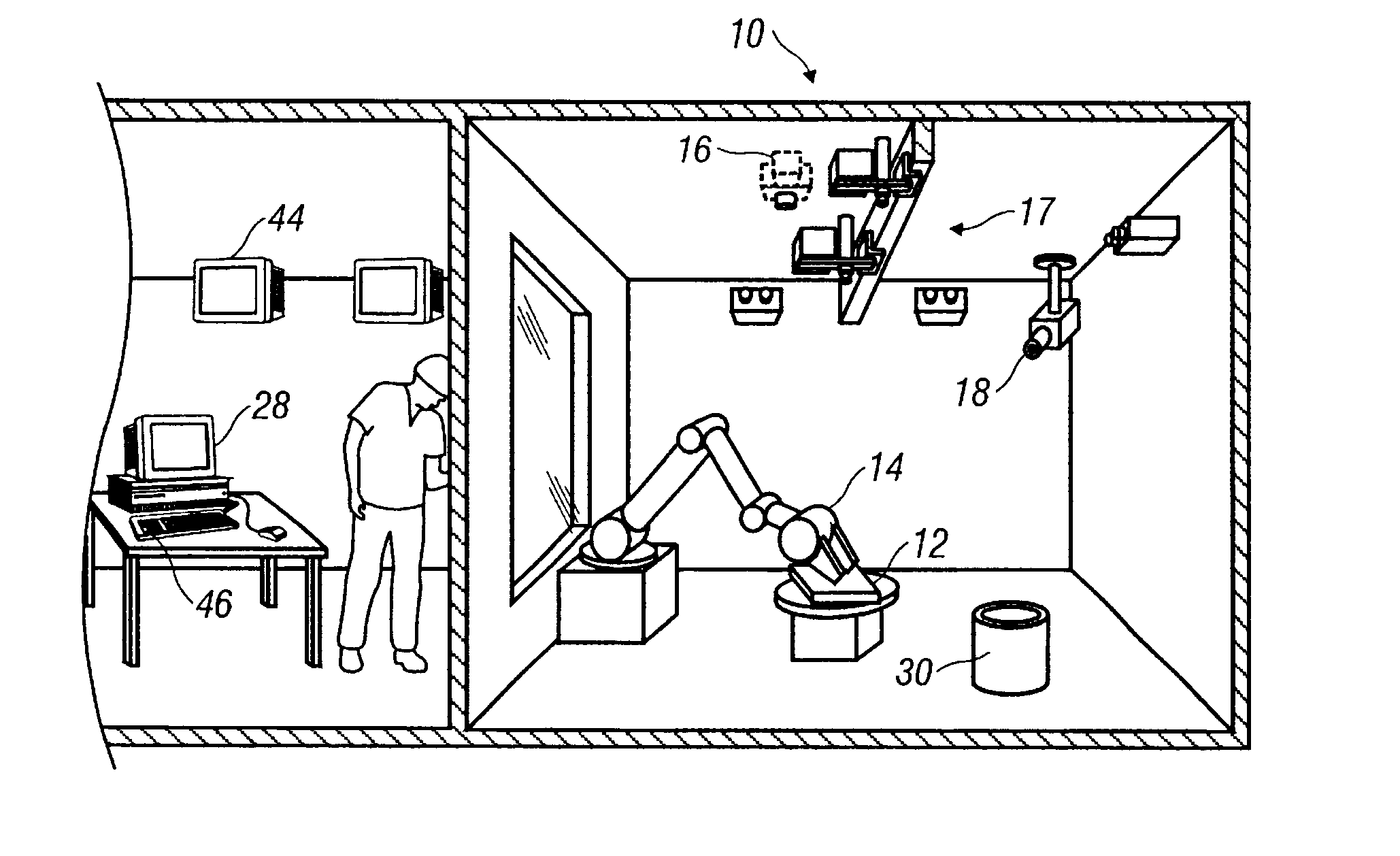 Automated spray form cell