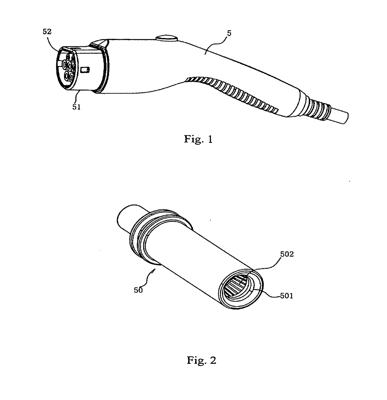 Charging connector for electric vehicle having one-piece sleeve and contact piece connected to each other