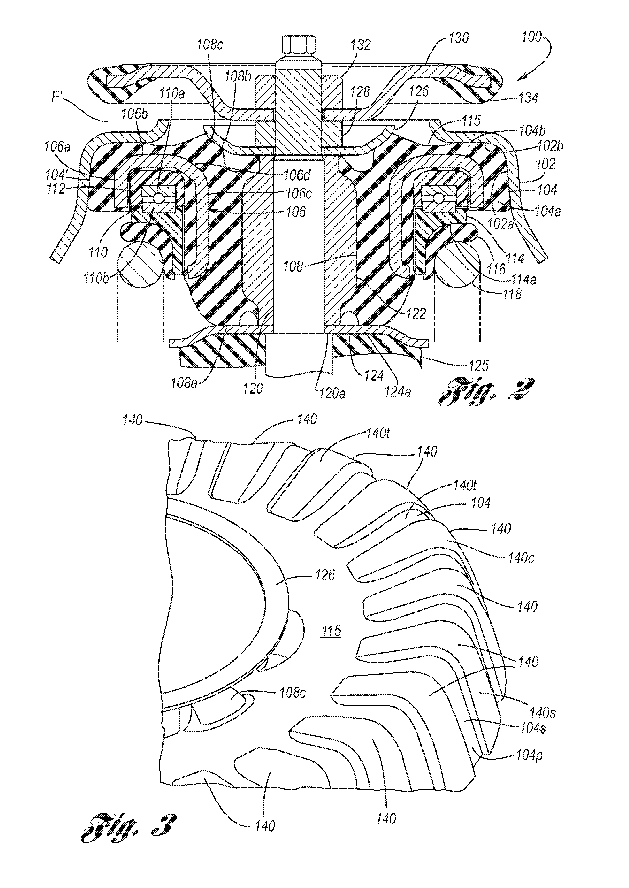 Single fastener strut top mount and method of optimizing same