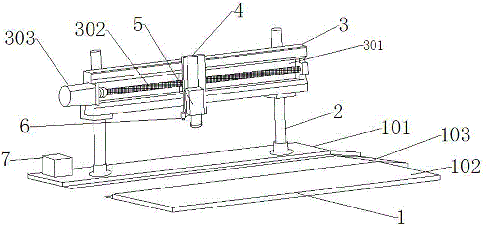 A plug automatic cleaning and pressing device