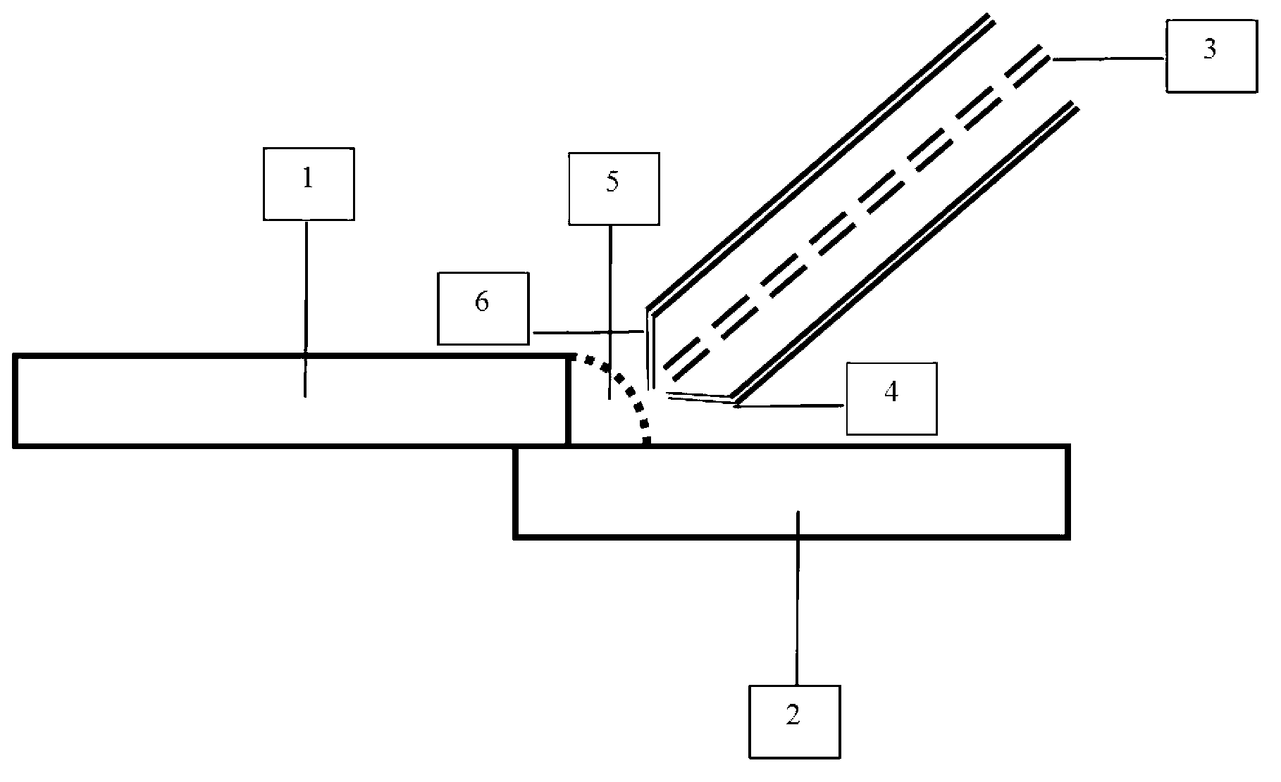 Alloy powder and method for synchronously sending powder and welding galvanized steel sheet and AZ91D magnesium alloy based on laser