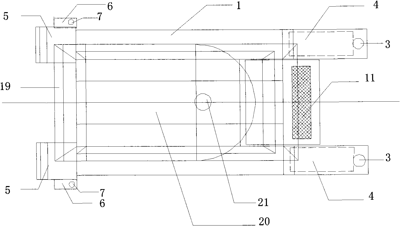 Marine floating oil collecting ship