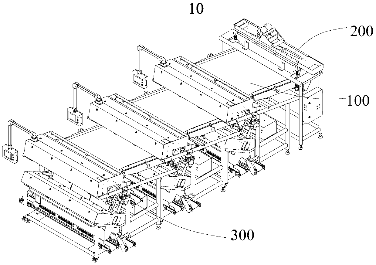 Combined sorting device and combined sorting machine