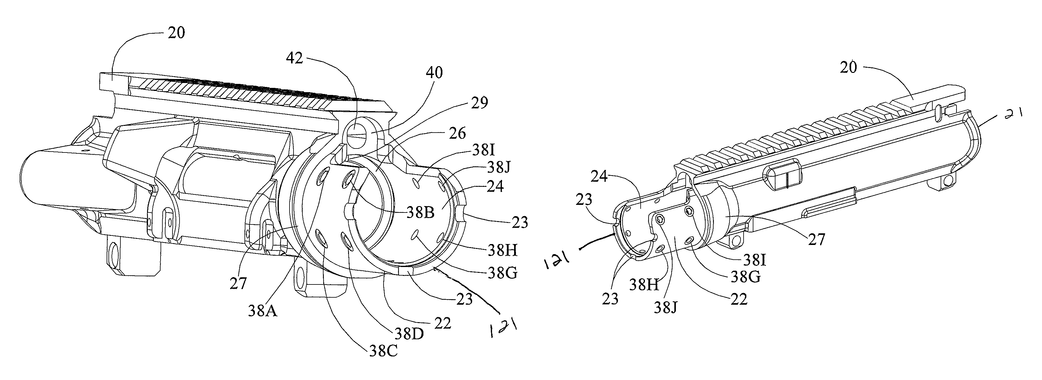 Firearm receiver assembly