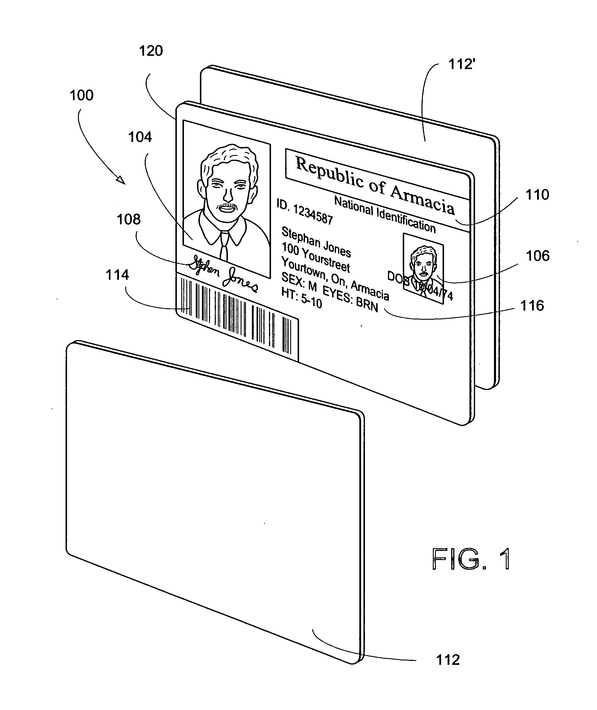 Protection of identification documents using open cryptography