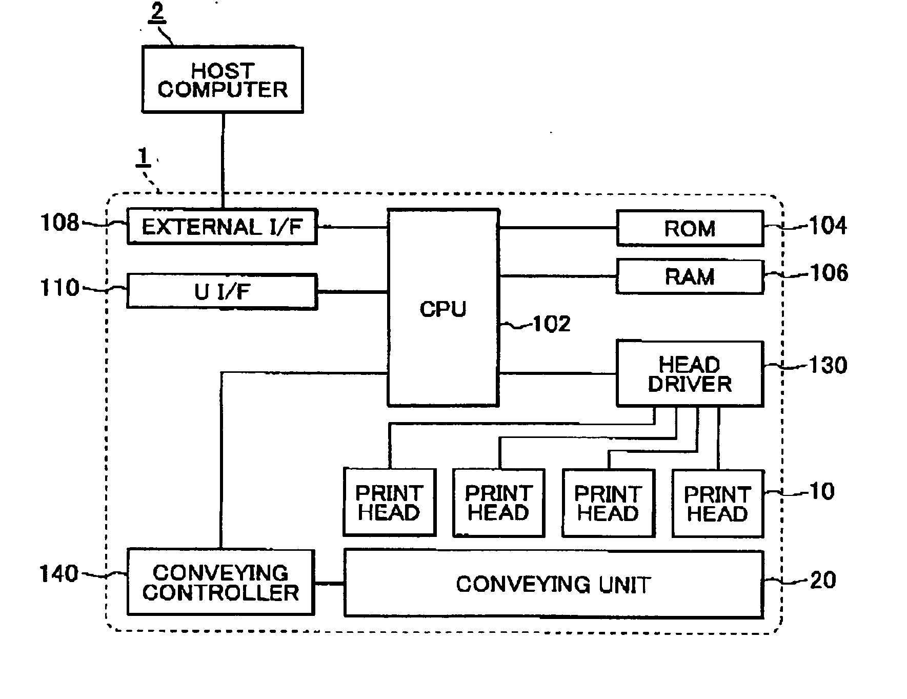 Printing system and program therefor