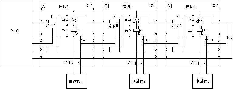 Blowing valve interlock control device