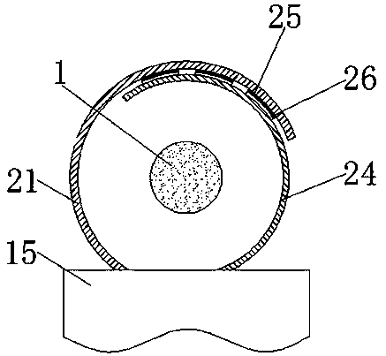 Rack assembly oil stain cleaning device for slurry pump manufacturing