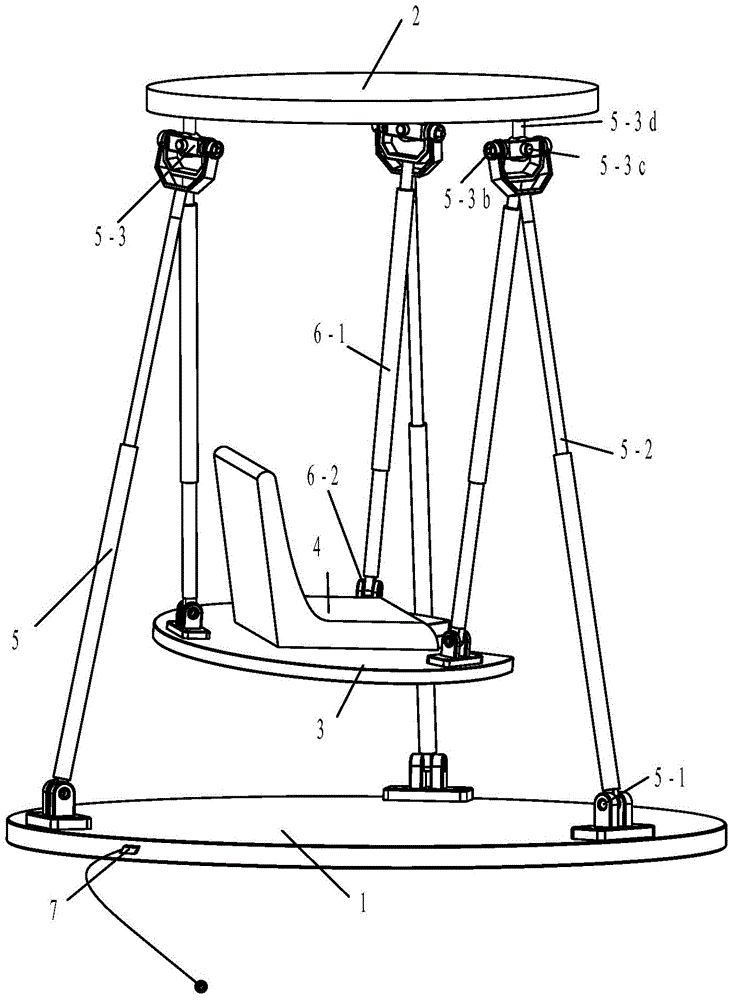 Six-freedom-degree series-parallel domestic dynamic seat