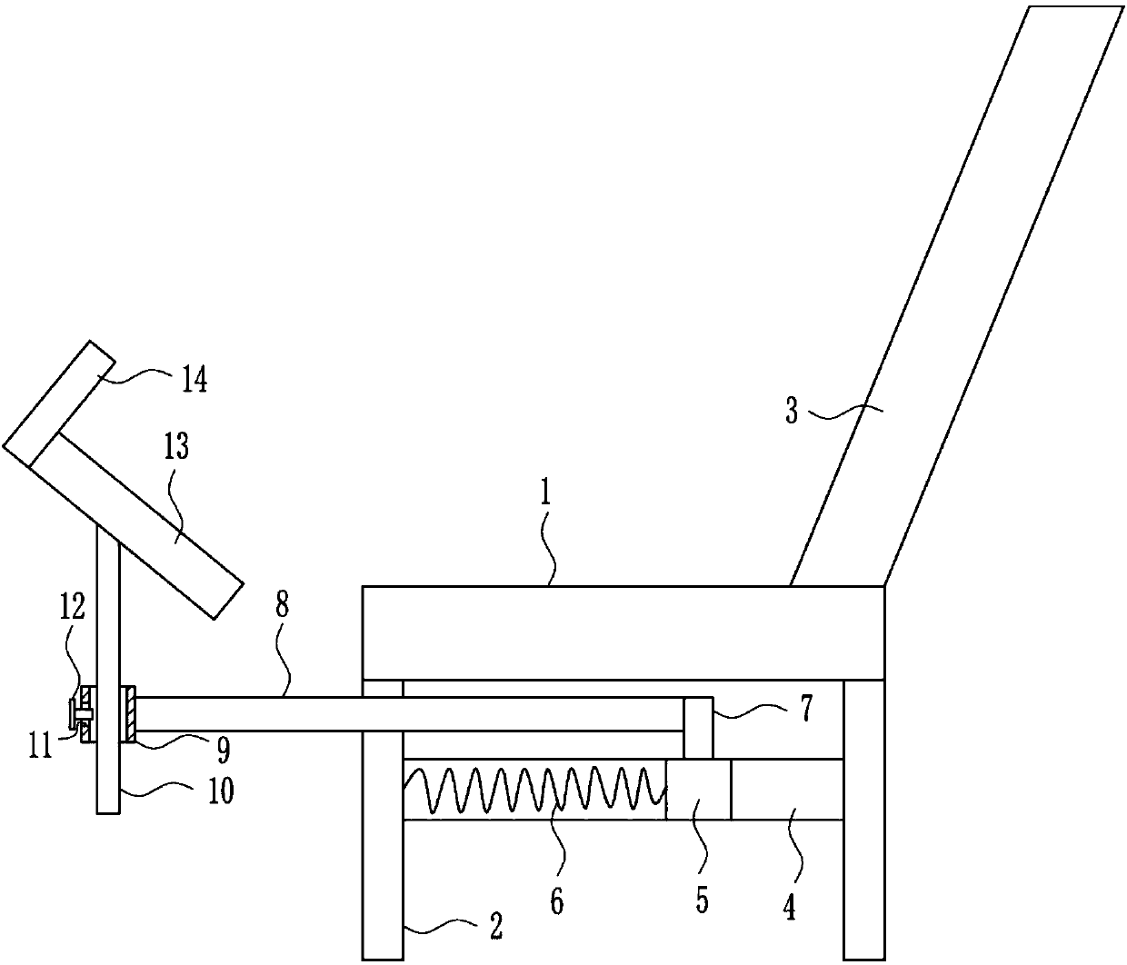 Orthopedic exercise device for shank after fracture healing