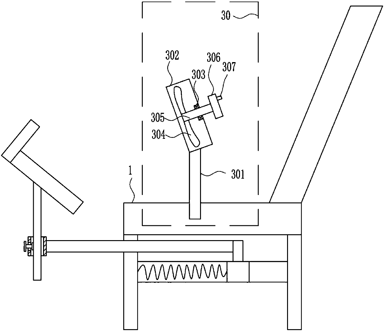 Orthopedic exercise device for shank after fracture healing