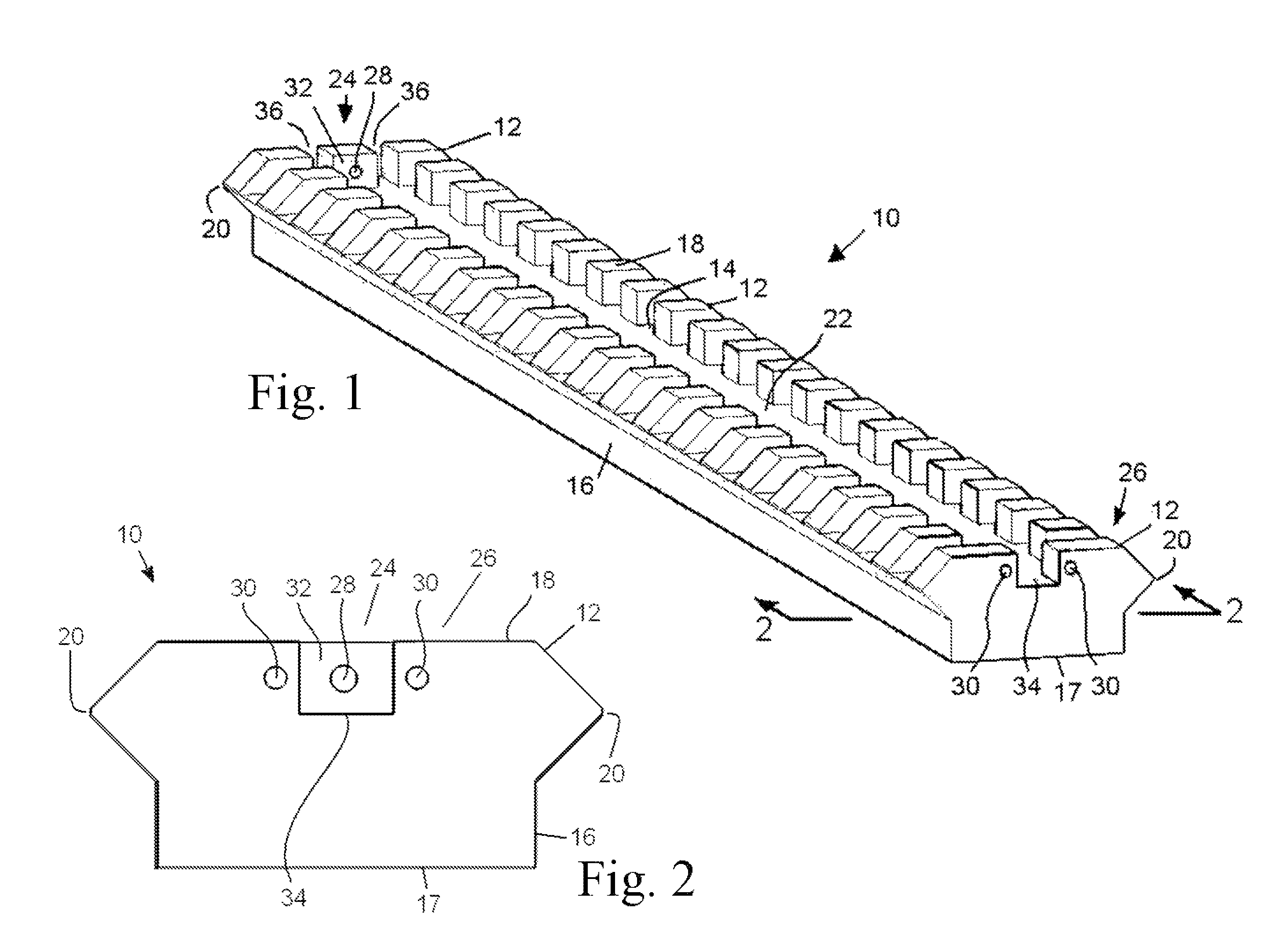 Firearm accessory rail with integral sight elements