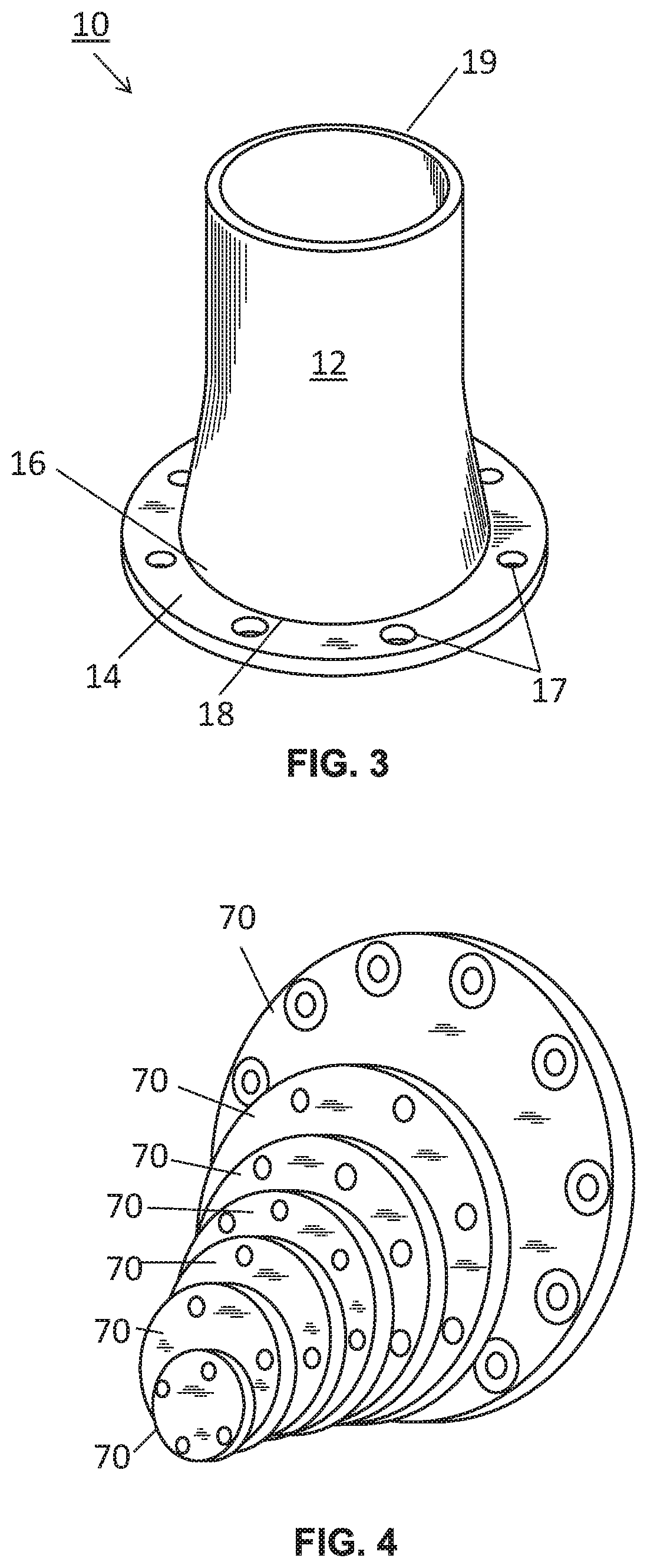 Pipe fittings having integrated thermoplastic with improved melt-flow characteristics for cured in place pipe systems and associated method of use