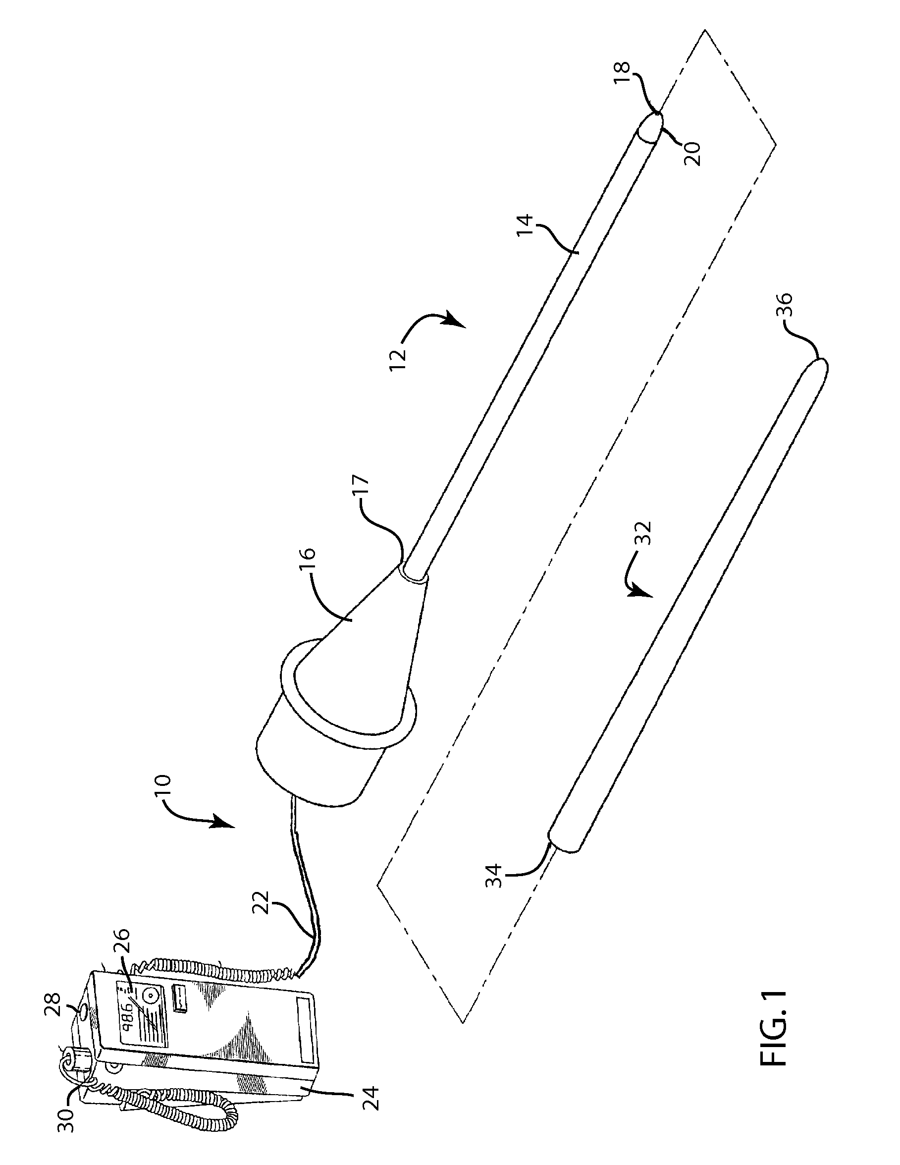 Predictive temperature probe with proximity sensor