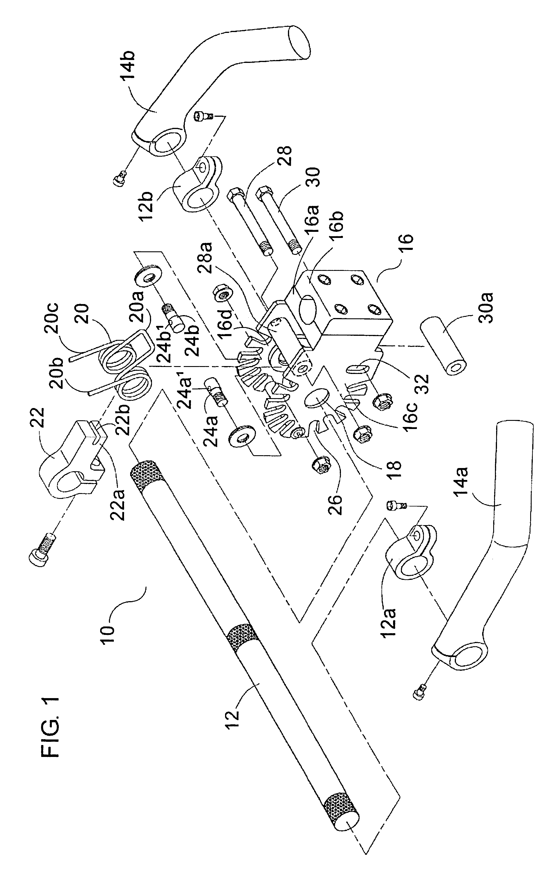 Handlebar shock absorbing system for bicycles