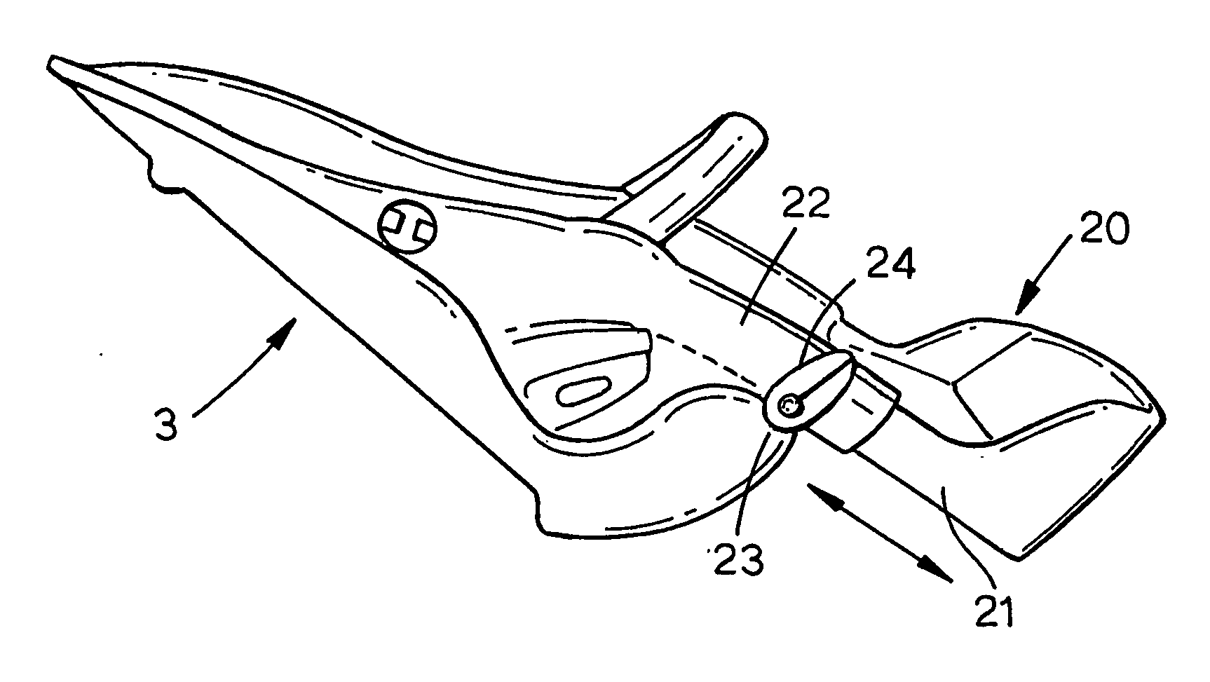 Device for height adjustment of a child seat and telescopically adjustable foot support