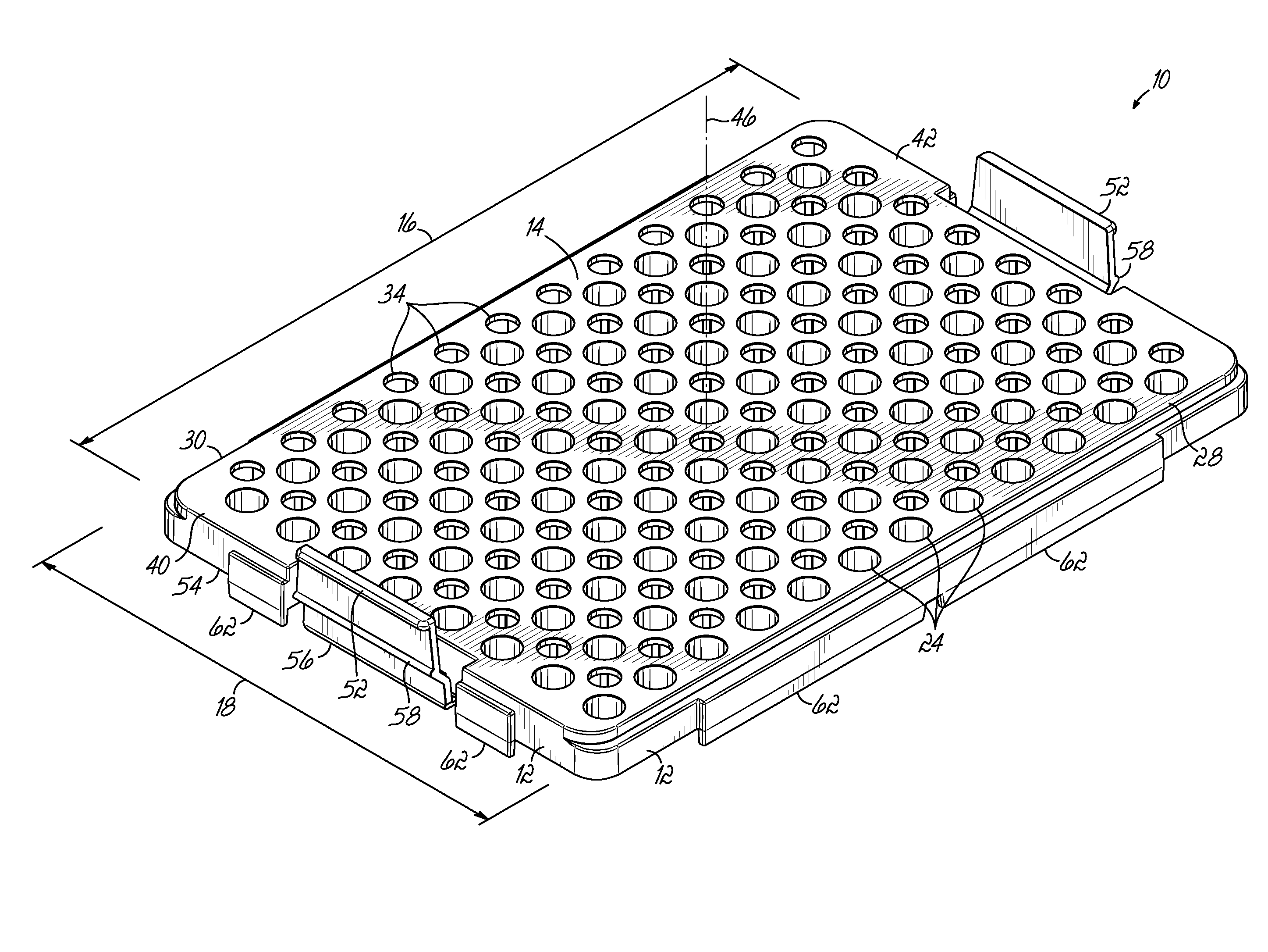 Pipette Tip Stacking Tray