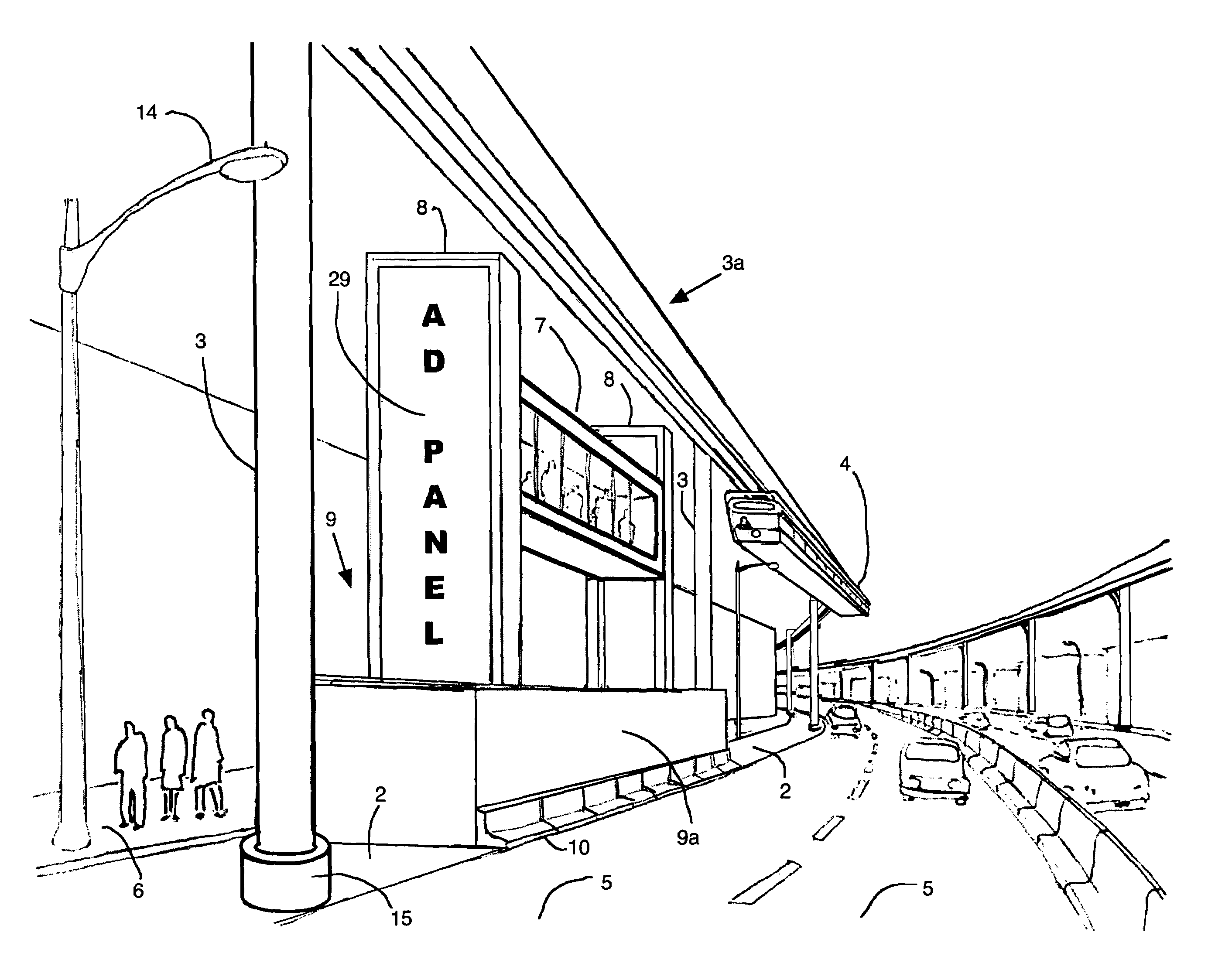 Elevated bus rapid transit system